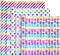 Birthday Wrapping Paper Roll - Mini Roll - 3 Rolls - 17 inch x 120 inch Per roll - Colorful Foil Birthday Design for Party, Holiday, Baby Shower
